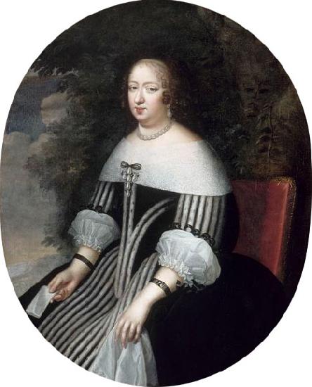 unknow artist Portrait d'Anne d'Autriche oil painting image